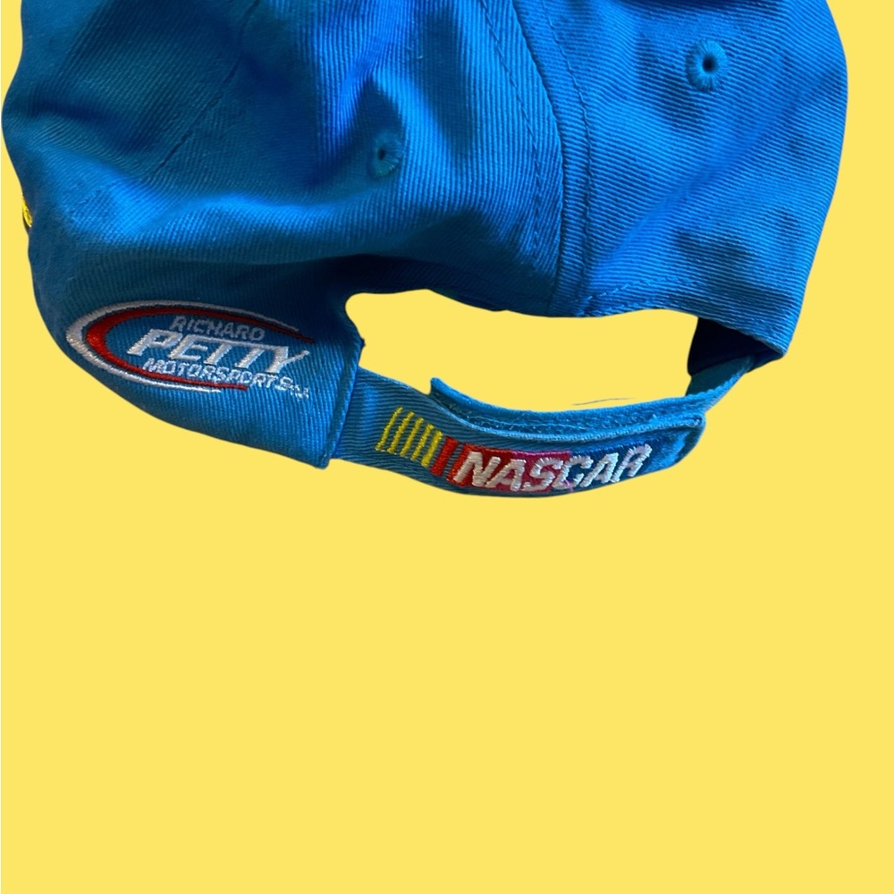 Nascar #43 Richard Petty embroidered hat blue yellow eckrich - Picture 4 of 6